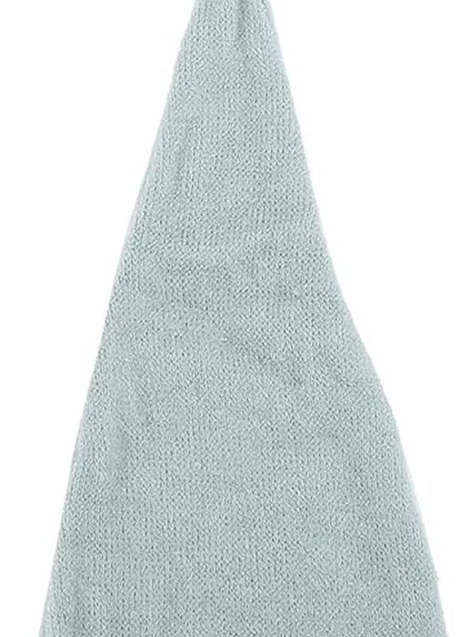 Light Green Long Tail Infant Hat Soft Knitting Wool Photography Prop 0 1 Month Old - Image 1